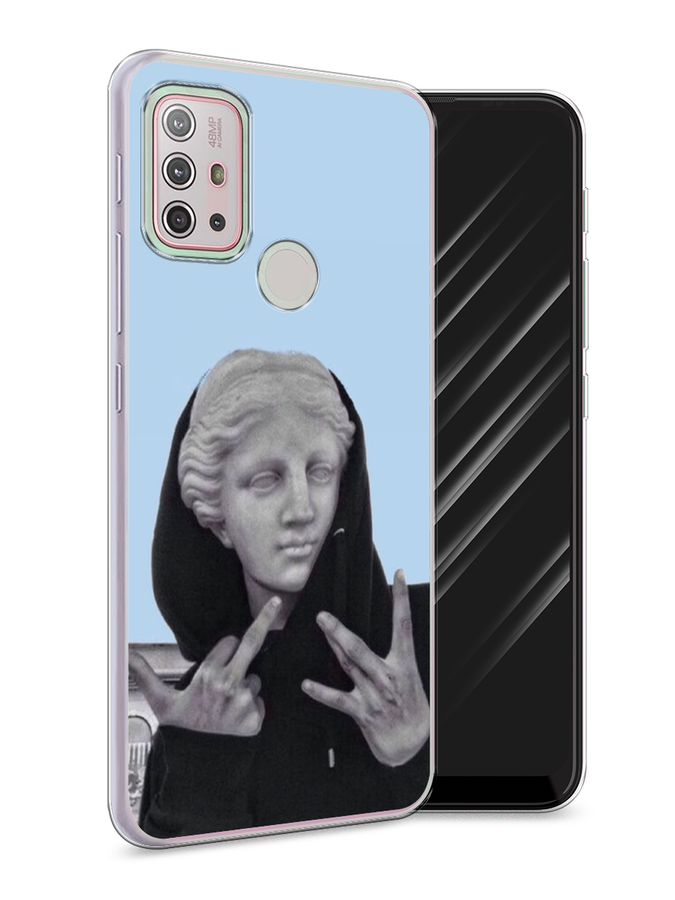 

Чехол Awog на Lenovo K13 Note / Леново K13 Note "SWAG статуя", Голубой, 112950-9