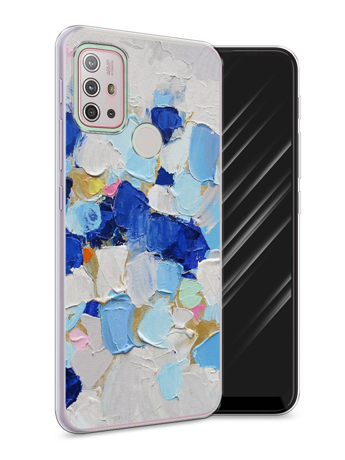 

Чехол Awog на Lenovo K13 Note / Леново K13 Note "Холст сине-белый", Синий, 112950-10