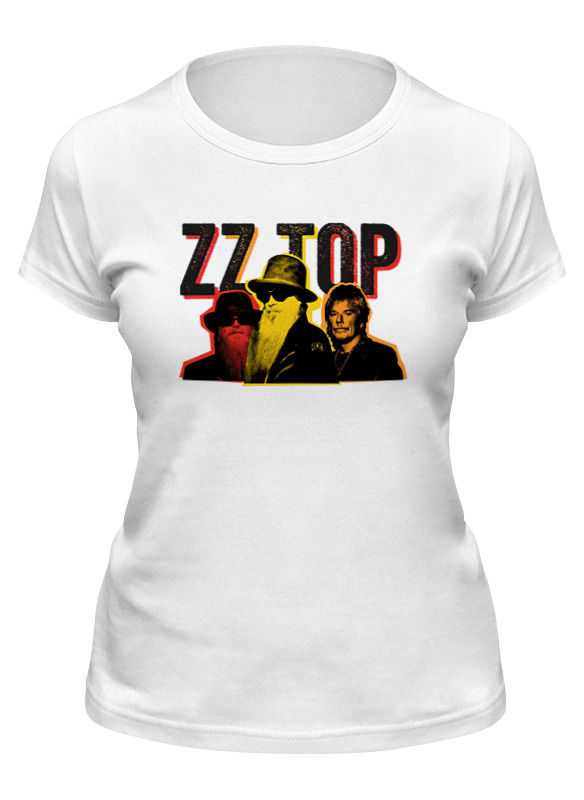 

Футболка женская Printio Zz top белая S, Белый, Zz top