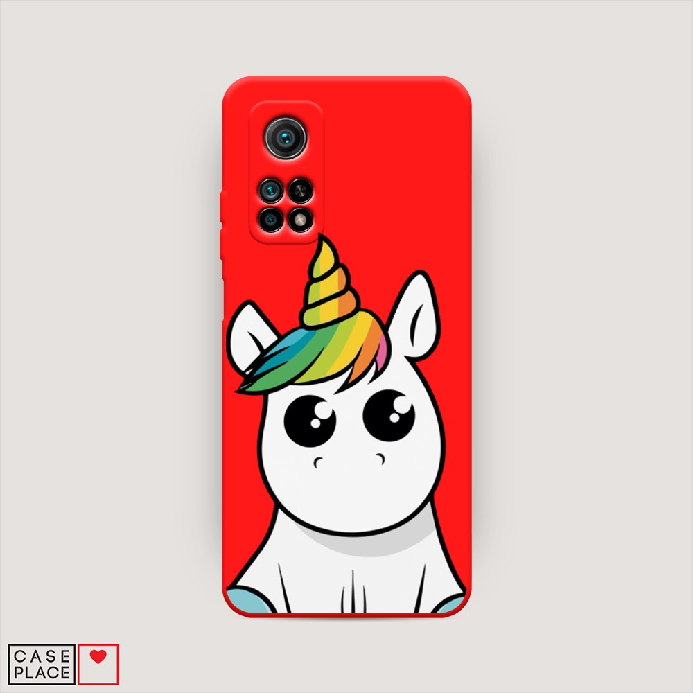 

Матовый силиконовый чехол "Глазастый единорог" на Xiaomi Mi 10T Pro, Глазастый единорог