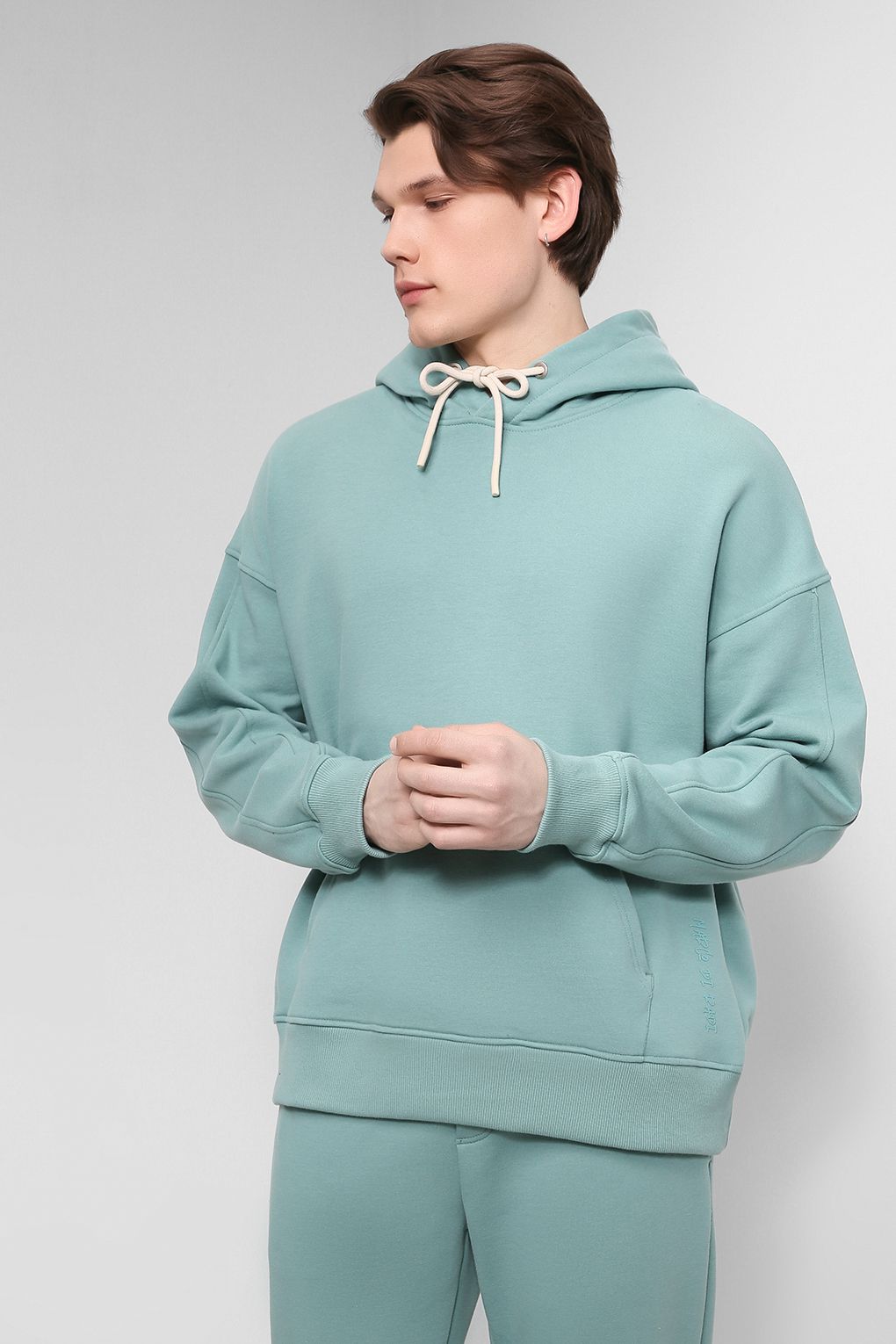 

Худи мужское MARCO DI RADI MDR220311213-104 зеленое 2XL, MDR220311213-104