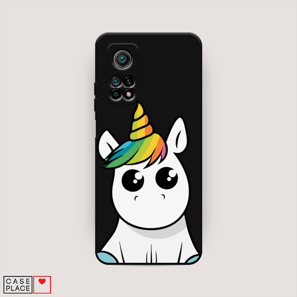 

Матовый силиконовый чехол "Глазастый единорог" на Xiaomi Mi 10T, Глазастый единорог