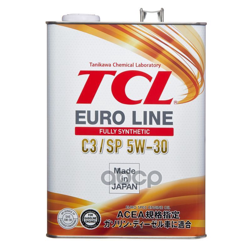 Масло моторное tcl euro line sp acea c3, 5w30, 4л