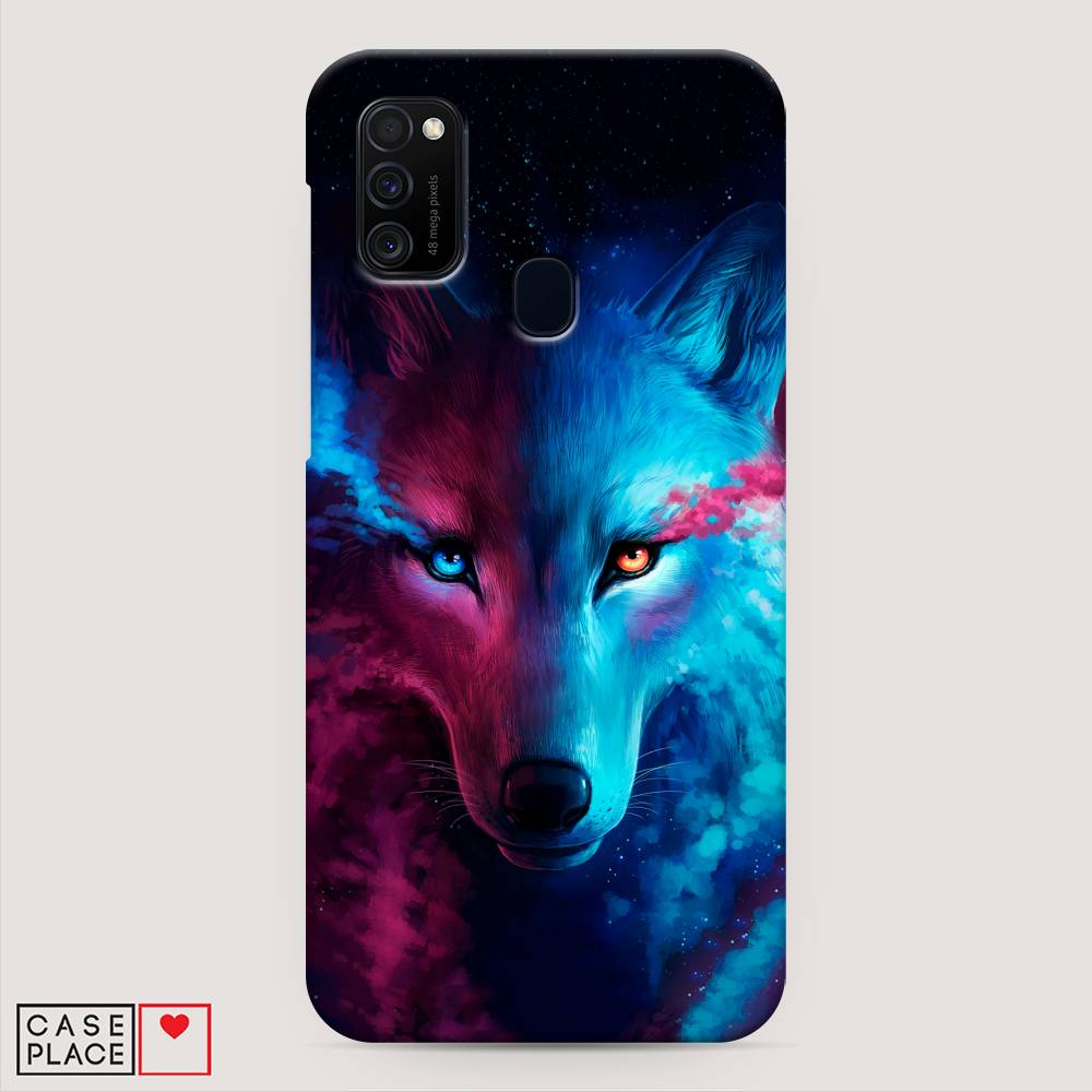 

Пластиковый чехол "Волшебный волк" на Samsung Galaxy M21, 29720-1