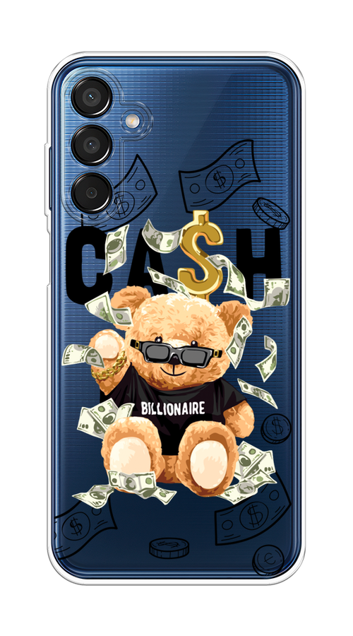 

Чехол на Samsung Galaxy M15 5G "Big cash", Черный;серый;бежевый, 2109550-1