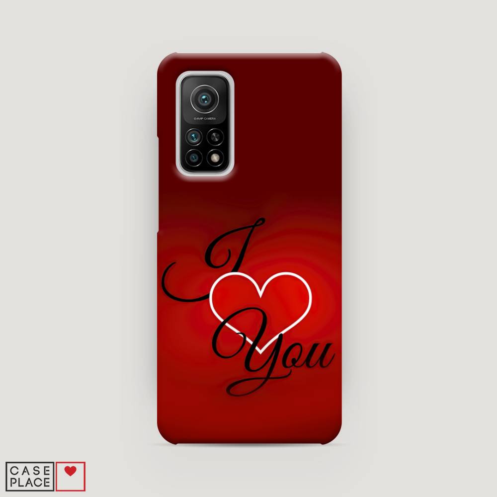 

Пластиковый чехол "I love you 3" на Xiaomi Mi 10T, 39320-5
