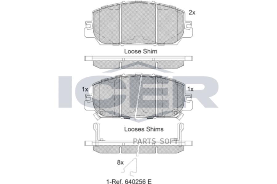 

Колодки Дисковые Передние Honda Cr-V 2.0/2.4 16> Icer 182322 182322