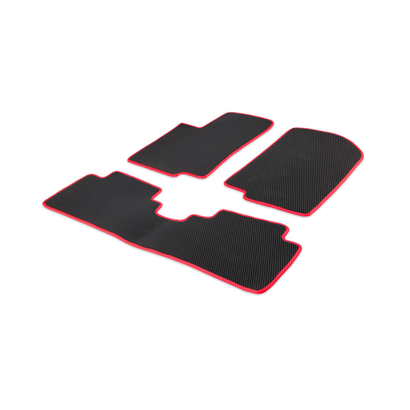 

Комплект ковриков в салон ЭВА CellMat Лифан X50, черный-красный
