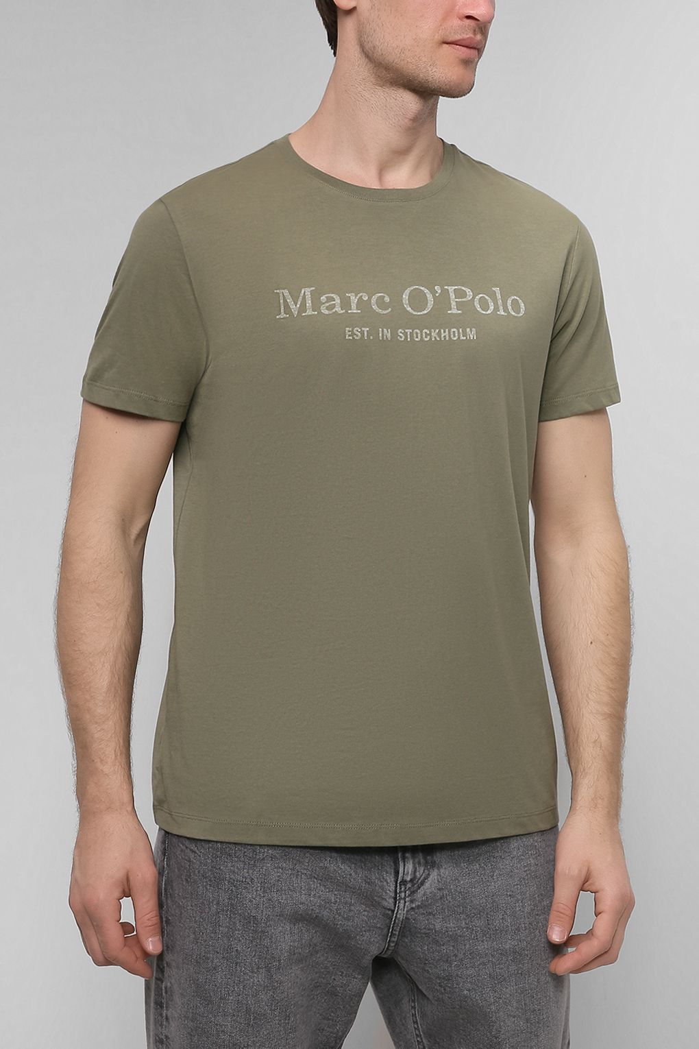 

Футболка мужская Marc O’Polo 223 2220 51024 хаки M, 223 2220 51024