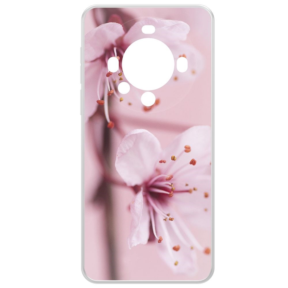 

Чехол-накладка Krutoff Clear Case Весна для Huawei Mate 60 Pro, Прозрачный