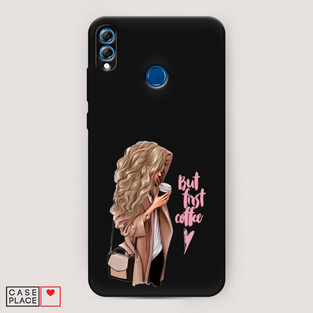 

Чехол Awog "Девушка с кофе" для Honor 8X