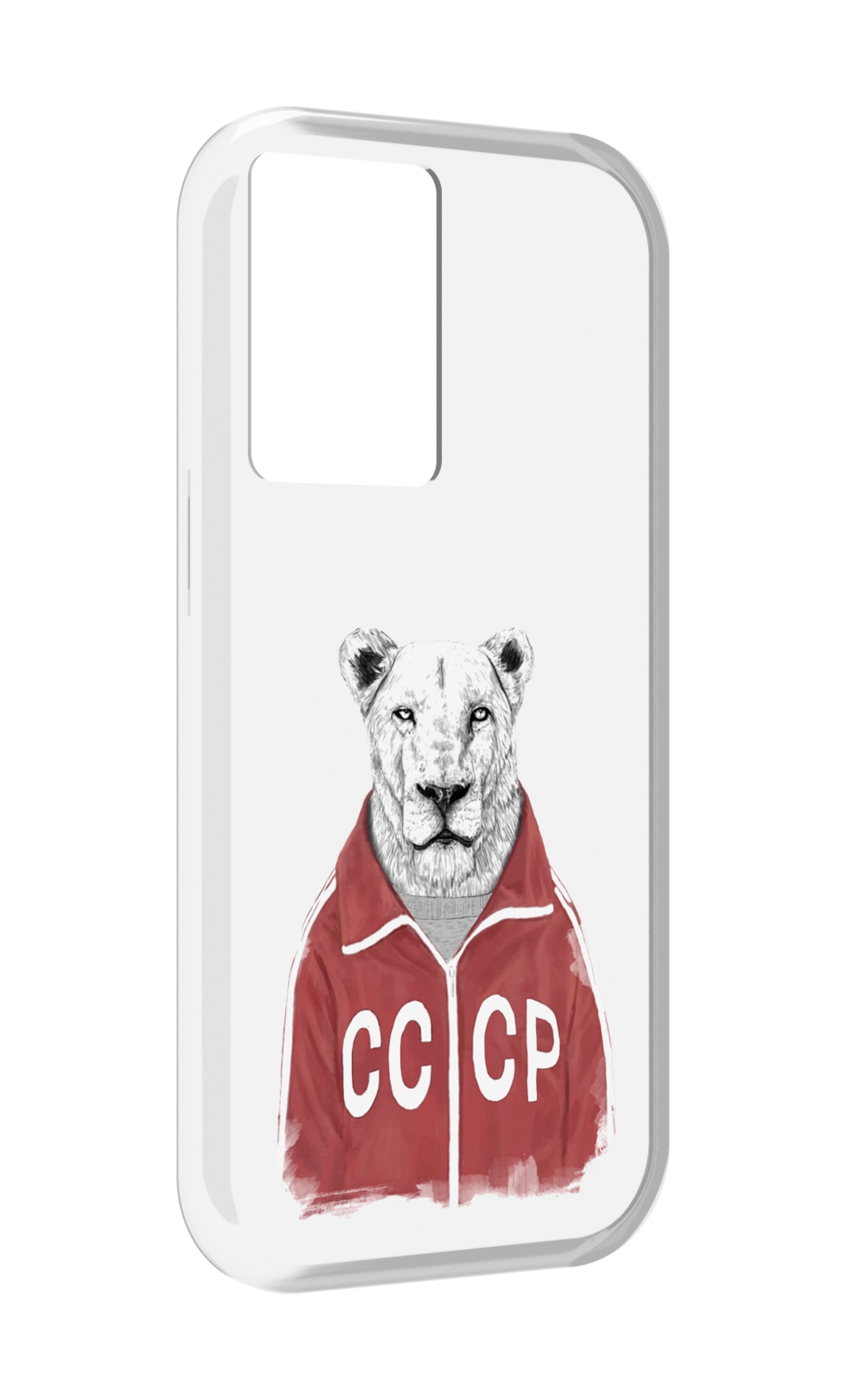 

Чехол MyPads львица ссср для OnePlus Nord N20 SE, Прозрачный, Tocco