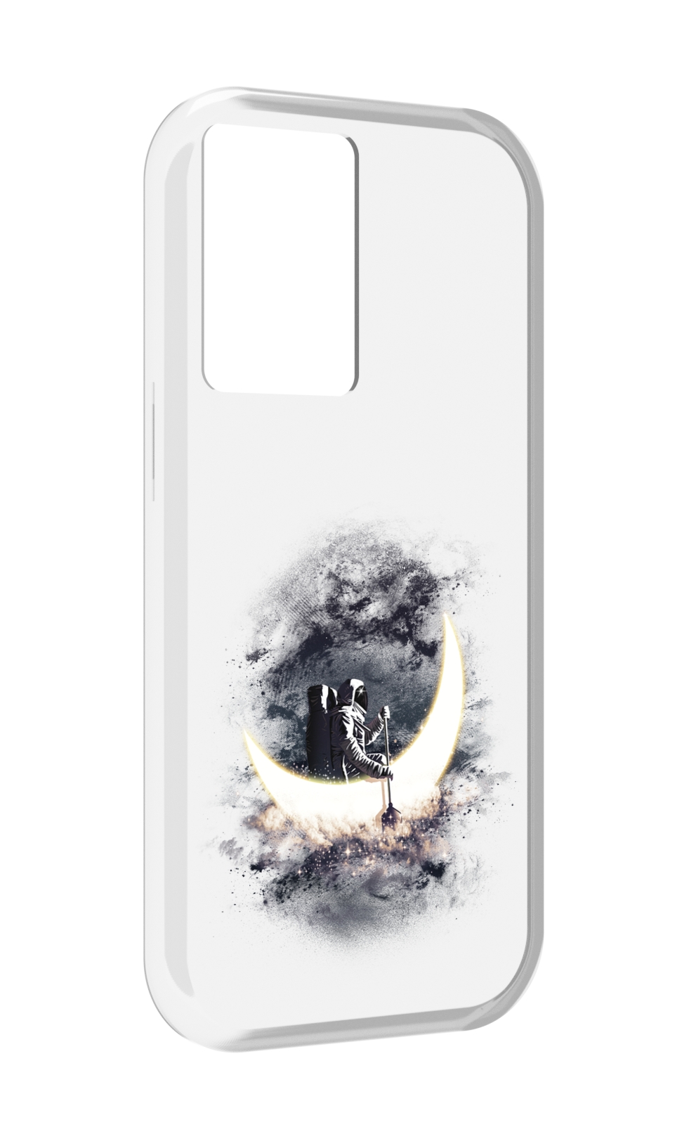 

Чехол MyPads лунный путешественник для OnePlus Nord N20 SE, Прозрачный, Tocco
