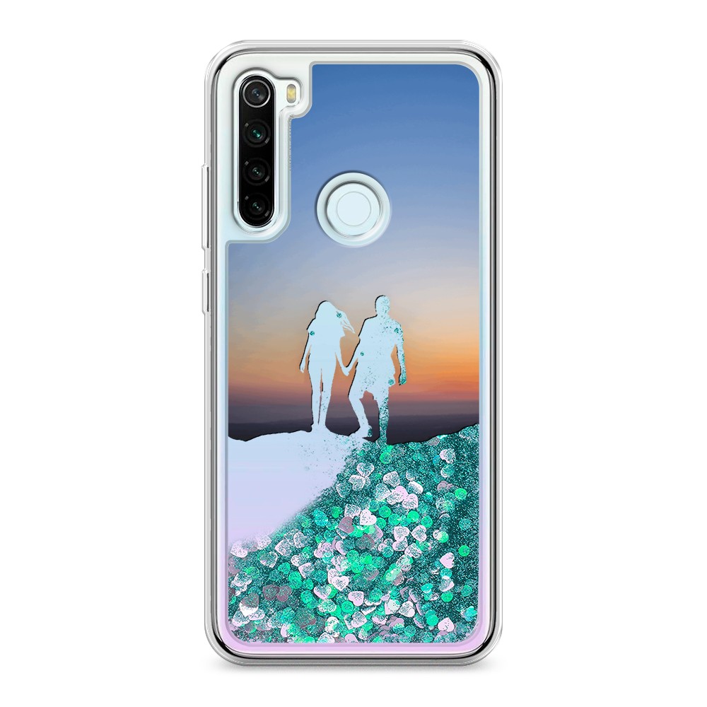 

Жидкий чехол с блестками "Пара на краю света" на Xiaomi Redmi Note 8T