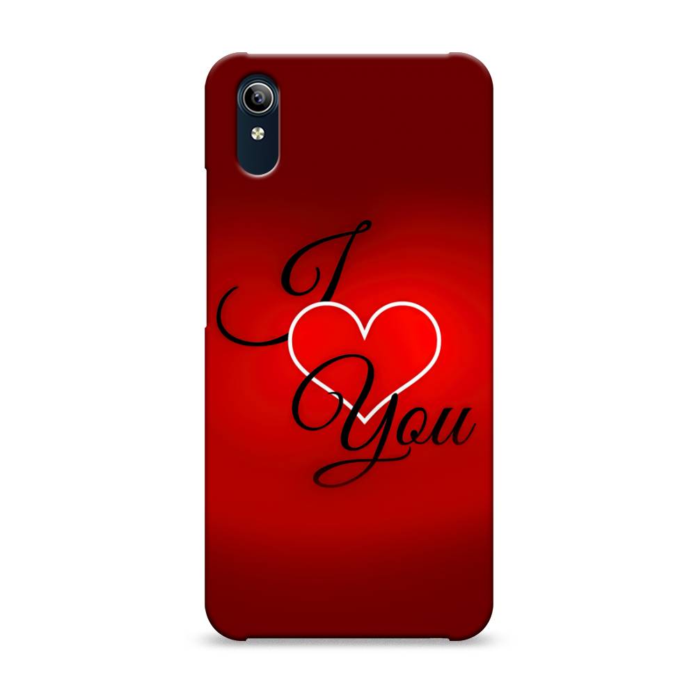 

Пластиковый чехол "I love you 3" на Vivo Y91c, 262820-5