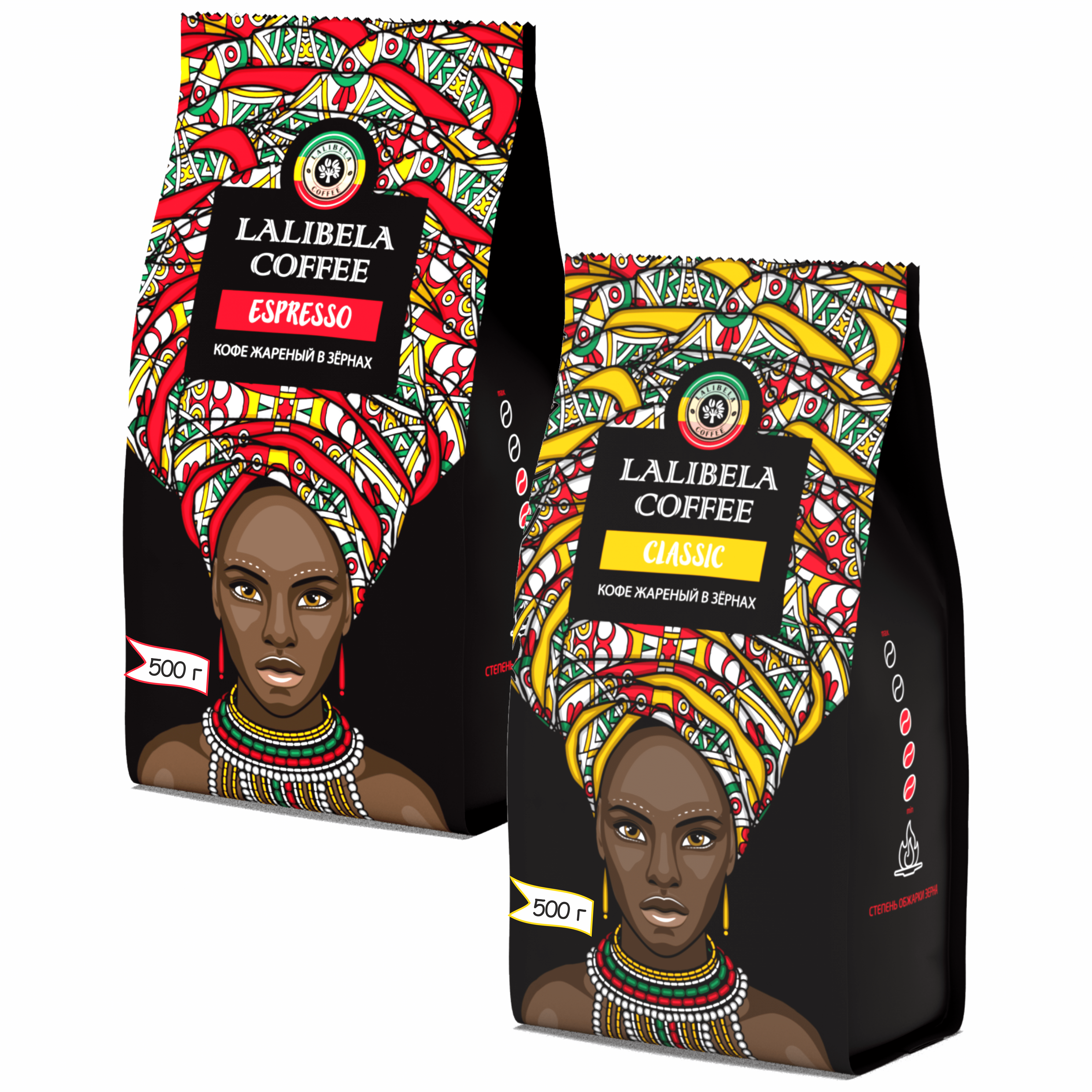 Набор кофе в зернах LALIBELA COFFEE Classic Espresso 2 шт по 500 г 999₽