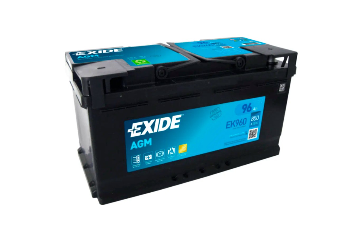 

Аккумулятор автомобильный EXIDE AGM EK960 96Ah 850A обратная полярность (353х175х190), EXIDE 1