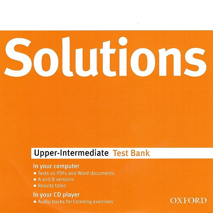 Книга Solutions Upper-Intermediate Test Bank MultiROM