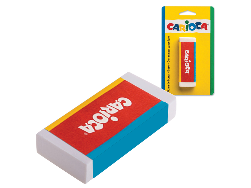 

Ластик Carioca Большой 63х23х10мм White 40141, 40141