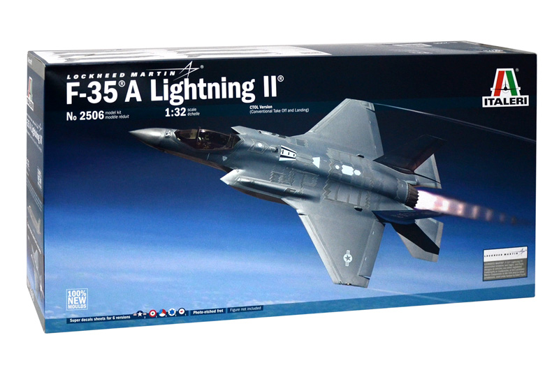 

Сборная модель Italeri 1/32 Военный самолет Lockheed F-35A Lighting II 2506