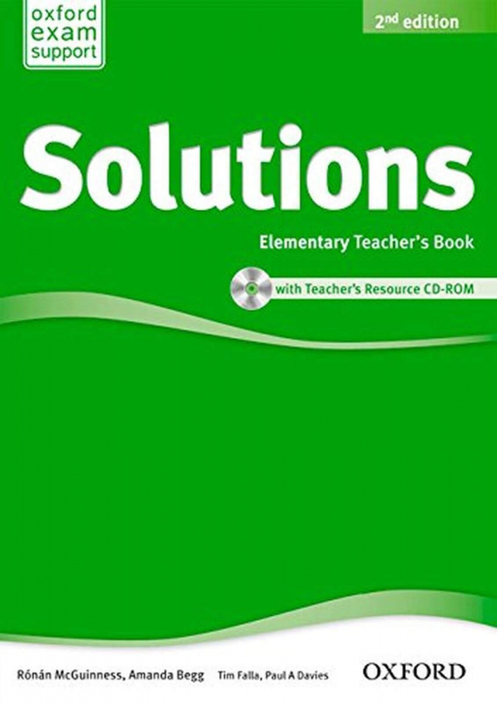 

Solutions Second Edition Elementary Teacher's Book and CD-ROM Pack