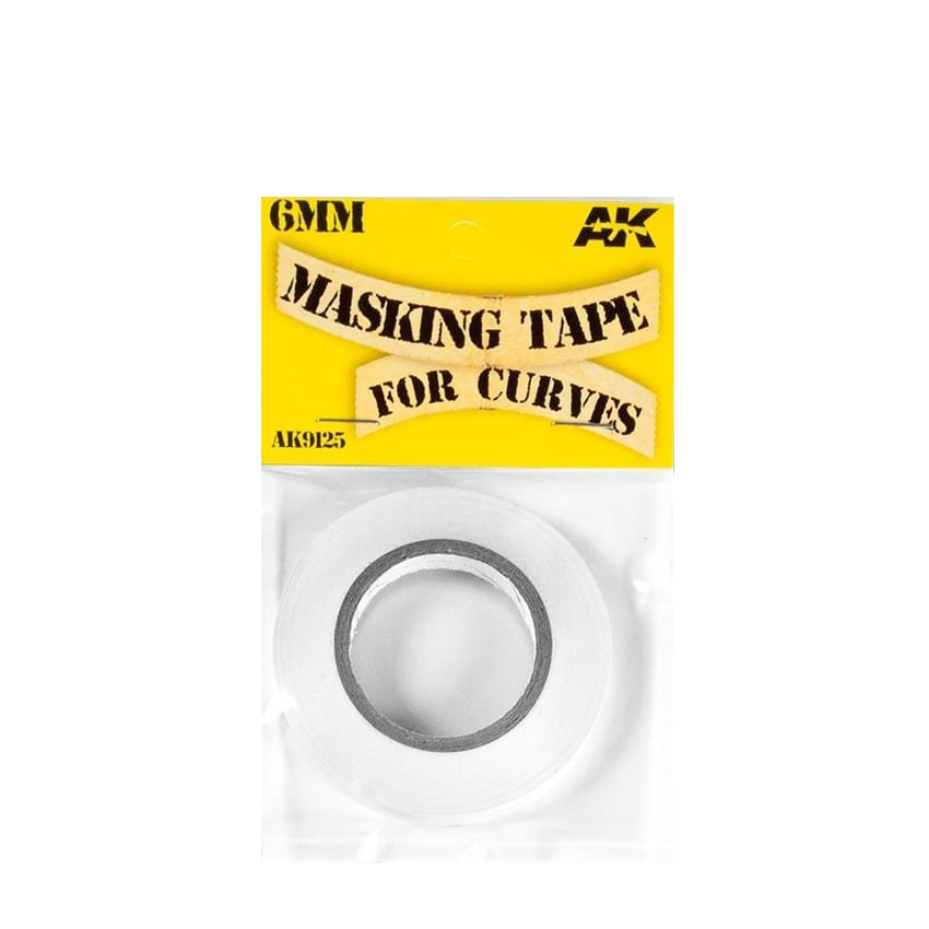 

Маскировочная лента AK Interactive Masking Tape for Curves 6 mm AK9125