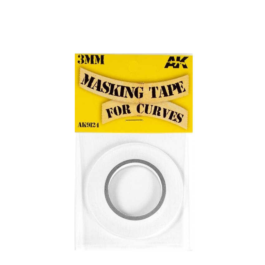 

Маскировочная лента AK Interactive Masking Tape for Curves 3 mm AK9124