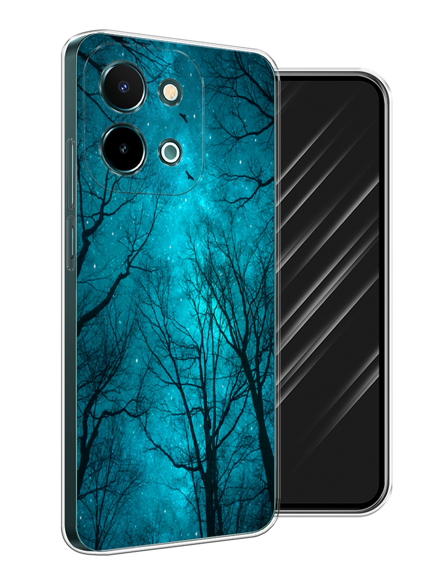 

Чехол Awog на Vivo Y28 4G "Сказочный лес", Черный;бирюзовый, 2611650-1
