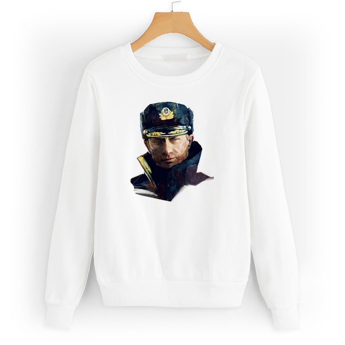 

Свитшот белый CoolPodarok Путин, W0113217