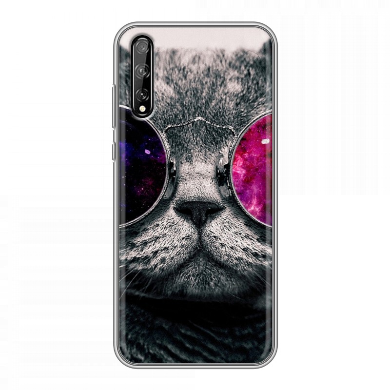 фото Чехол для honor 30i/huawei y8p с рисунком и защитой камеры 100gadgets