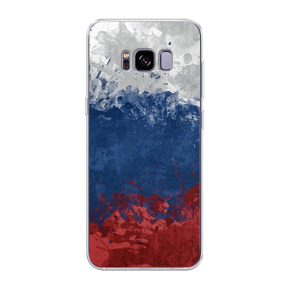 фото Чехол awog "флаг россии неровный" для samsung galaxy s8 +