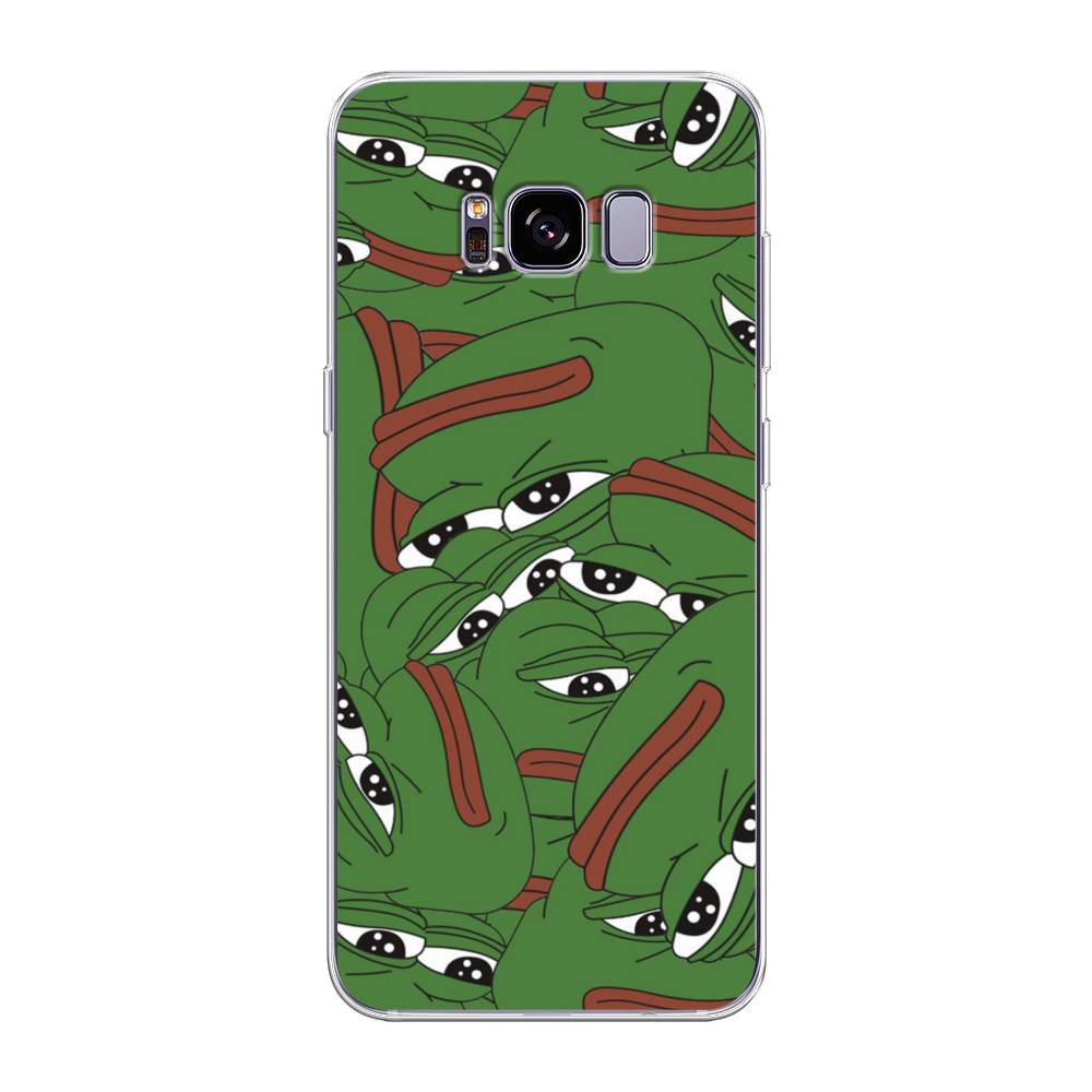 

Чехол Awog на Samsung Galaxy S8 + "Печальный frog", Зеленый;белый, 24850-9