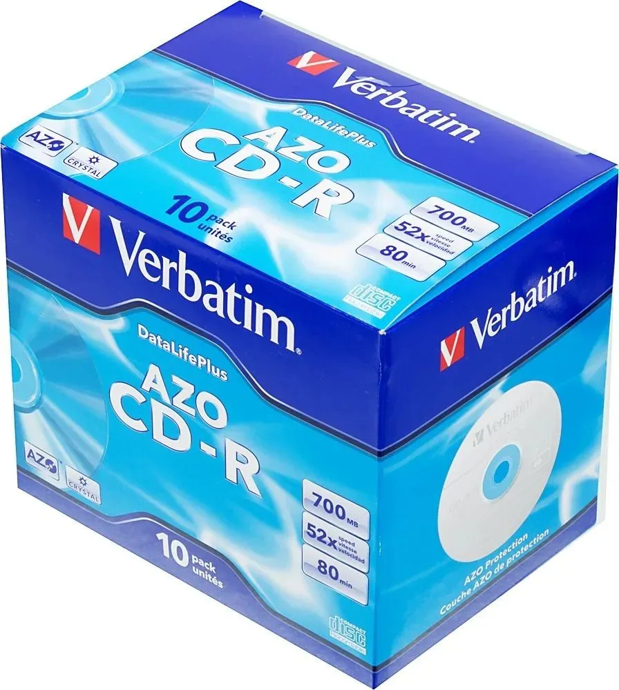 

Диск cd-r Verbatim 10шт. (43327)