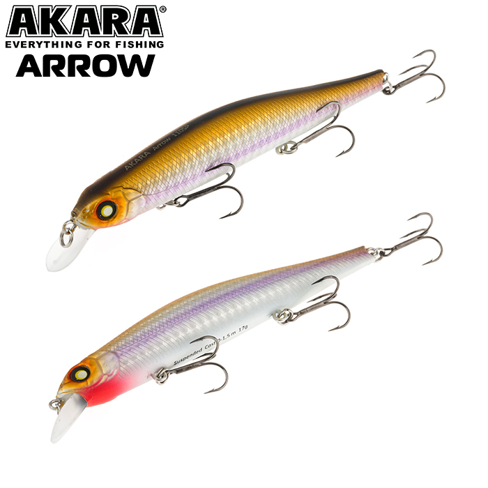 

Воблер Akara Arrow 110SP 17 гр 3/5 oz 4,3 in A211, Разноцветный, Arrow