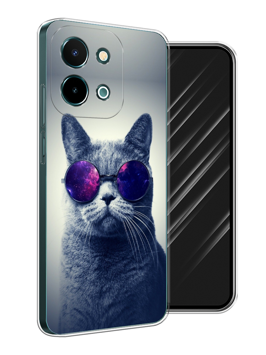

Чехол Awog на Vivo Y28 4G "Космический кот", Бордовый, 2611650-1