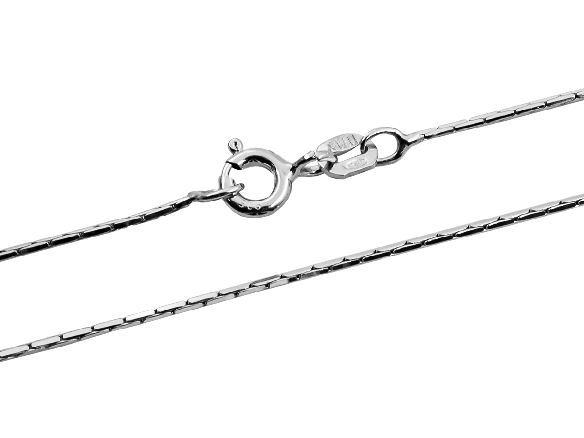 

Цепочка из серебра 40 см Мастерская Алёшиных С33.119.08.15, С33.119.08.15