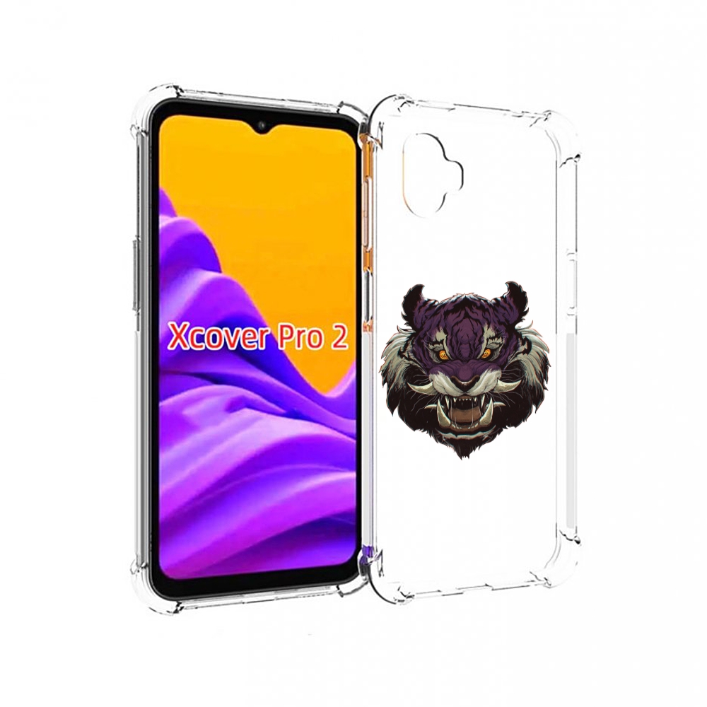 

Чехол MyPads Страшный-тигр для Samsung Galaxy Xcover Pro 2, Прозрачный, Tocco