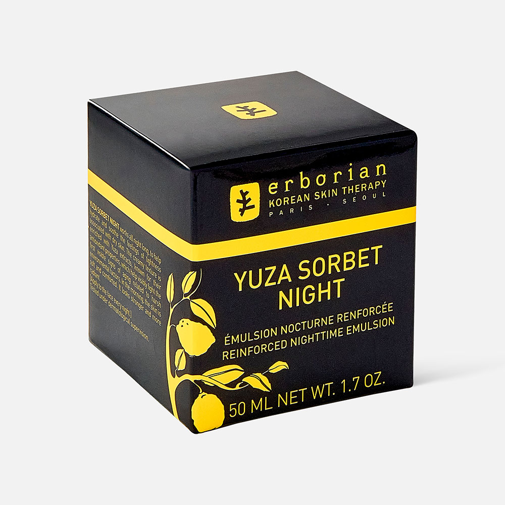 

Крем для лица Erborian Yuza Sorbet Night Reinforced Nighttime Emulsion ночной 50 мл