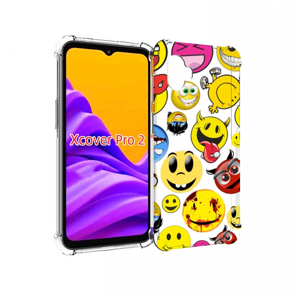 

Чехол MyPads Смайлики для Samsung Galaxy Xcover Pro 2, Прозрачный, Tocco