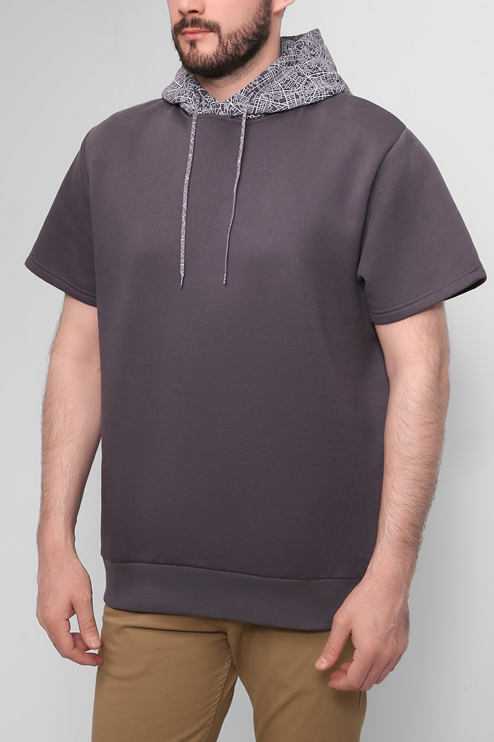 

Толстовка мужская Jack & Jones 12202895 cерая L, 12202895