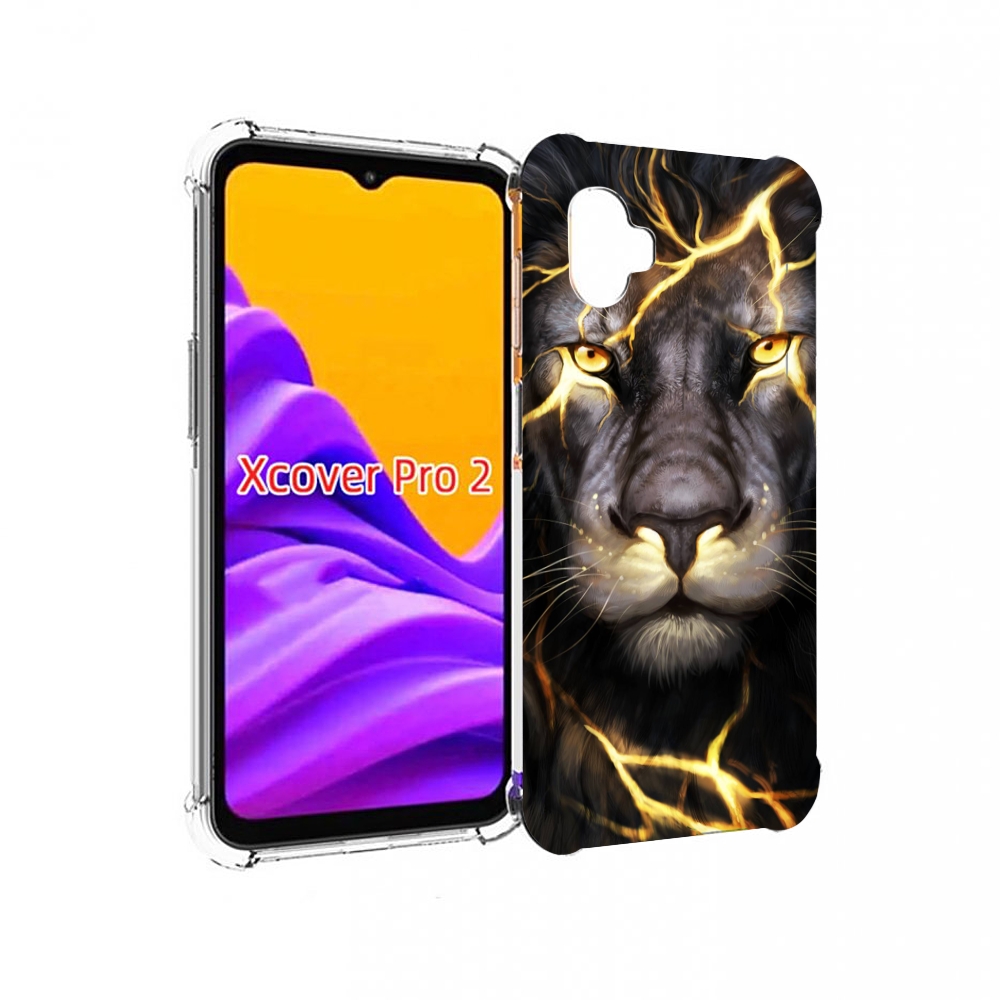

Чехол MyPads Светящийся-лев мужской для Samsung Galaxy Xcover Pro 2, Прозрачный, Tocco