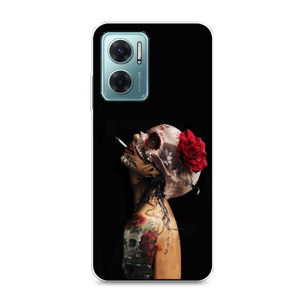 

Чехол Awog на Xiaomi Redmi 10 5G "Девушка с черепом", Разноцветный, 313550-9