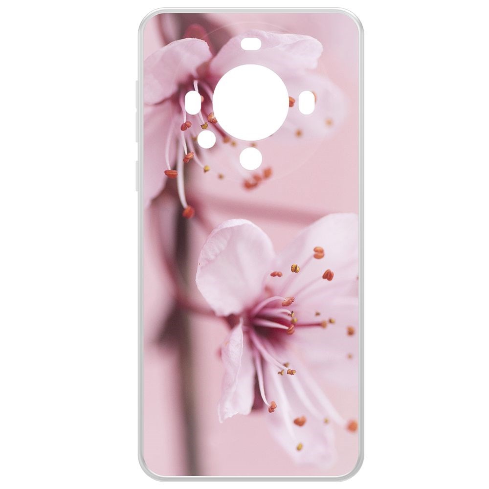 

Чехол-накладка Krutoff Clear Case Весна для Huawei Mate 60, Прозрачный