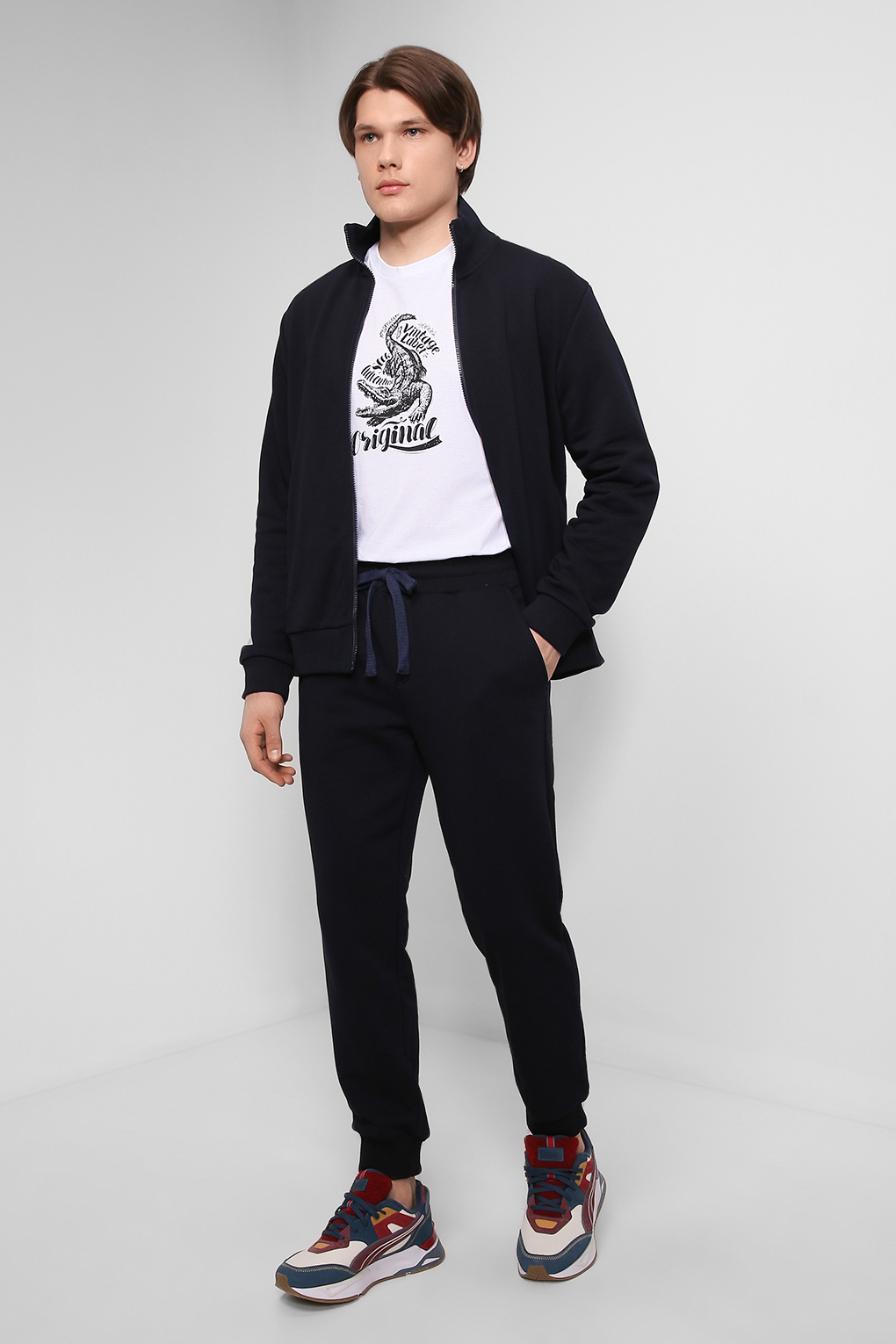 

Брюки мужские MARCO DI RADI MDR22042180CD-205 синие XL, Синий, MDR22042180CD-205