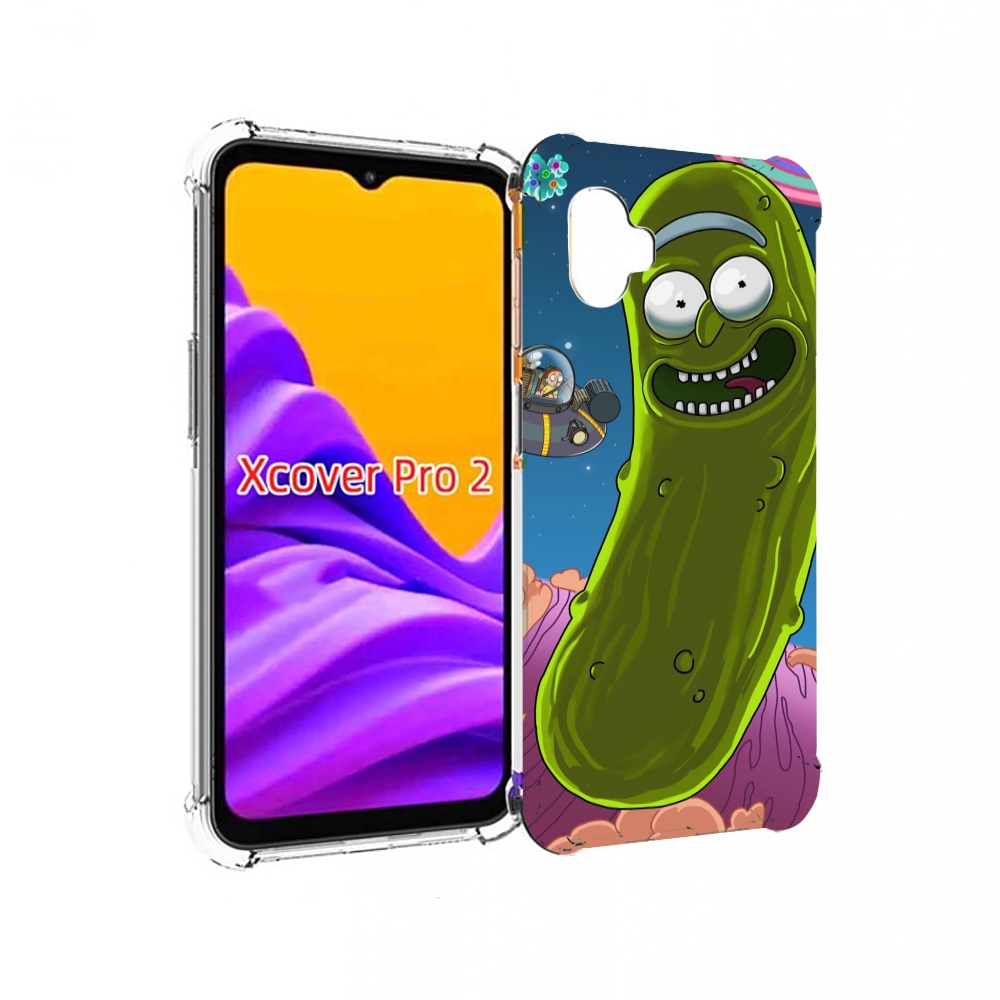 

Чехол MyPads Рик огурец для Samsung Galaxy Xcover Pro 2, Прозрачный, Tocco