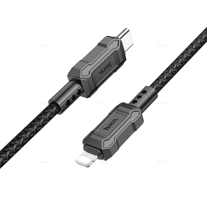 

Кабель Hoco X94, Type-C - Lightning, 2.4 А, 1 м, быстрая зарядка, ПВХ, Чёрный