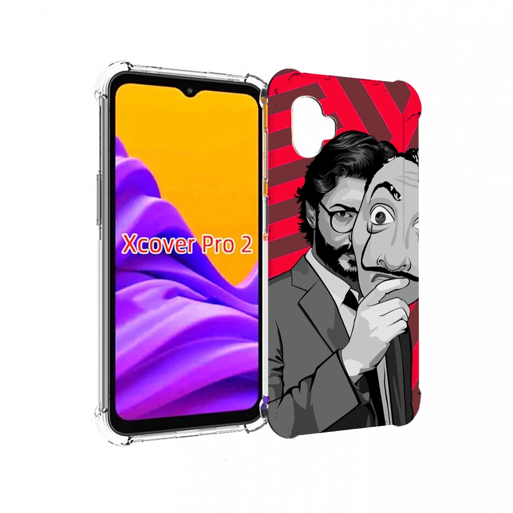 

Чехол MyPads Профессор-бумажый-дом для Samsung Galaxy Xcover Pro 2, Прозрачный, Tocco