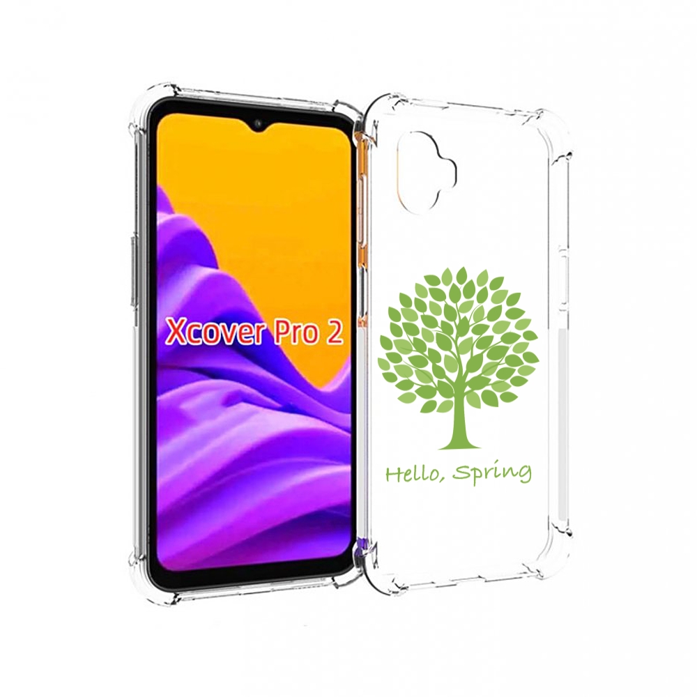 

Чехол MyPads Привет-весна для Samsung Galaxy Xcover Pro 2, Прозрачный, Tocco