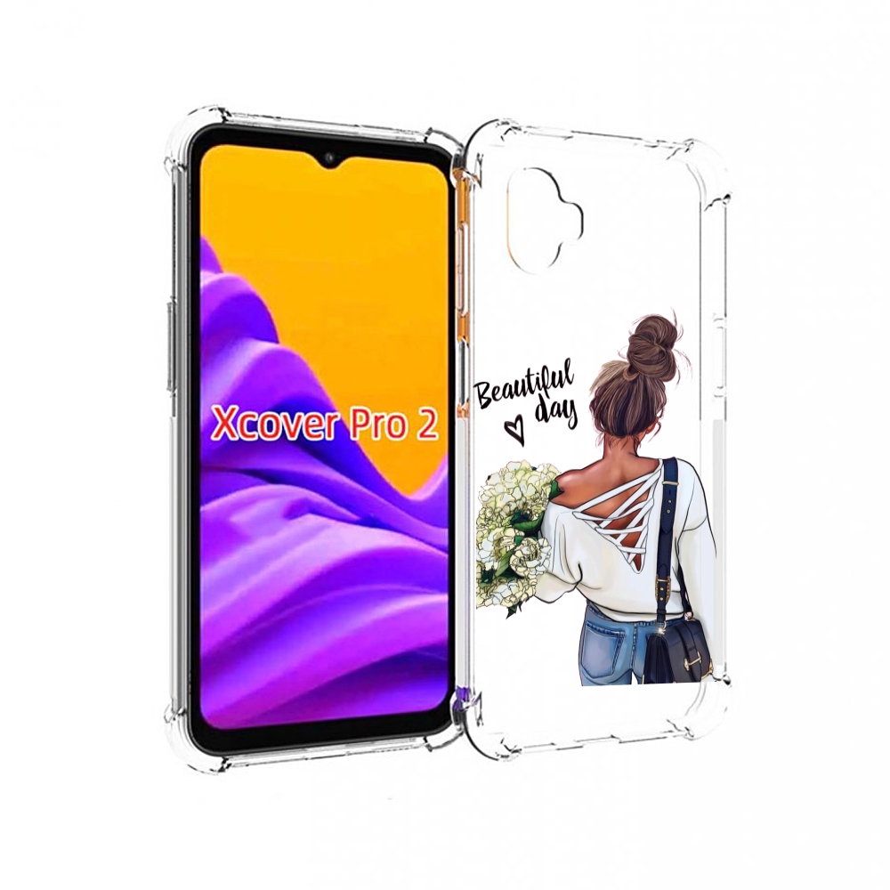 

Чехол MyPads Прекрасный-день для Samsung Galaxy Xcover Pro 2, Прозрачный, Tocco