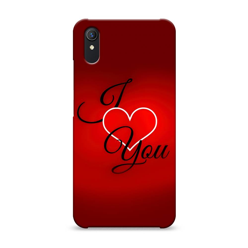 

Пластиковый чехол "I love you 3" на Vivo Y1s, 263220-5